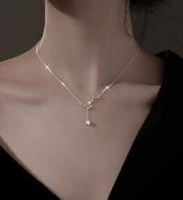 Sterling Silver Big Dipper Necklace Light Luxury Niche