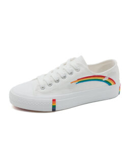 Fairy rainbow canvas shoes