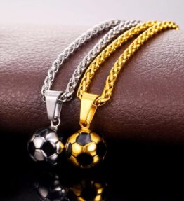 Stainless Steel World Cup Jewelry Pendant